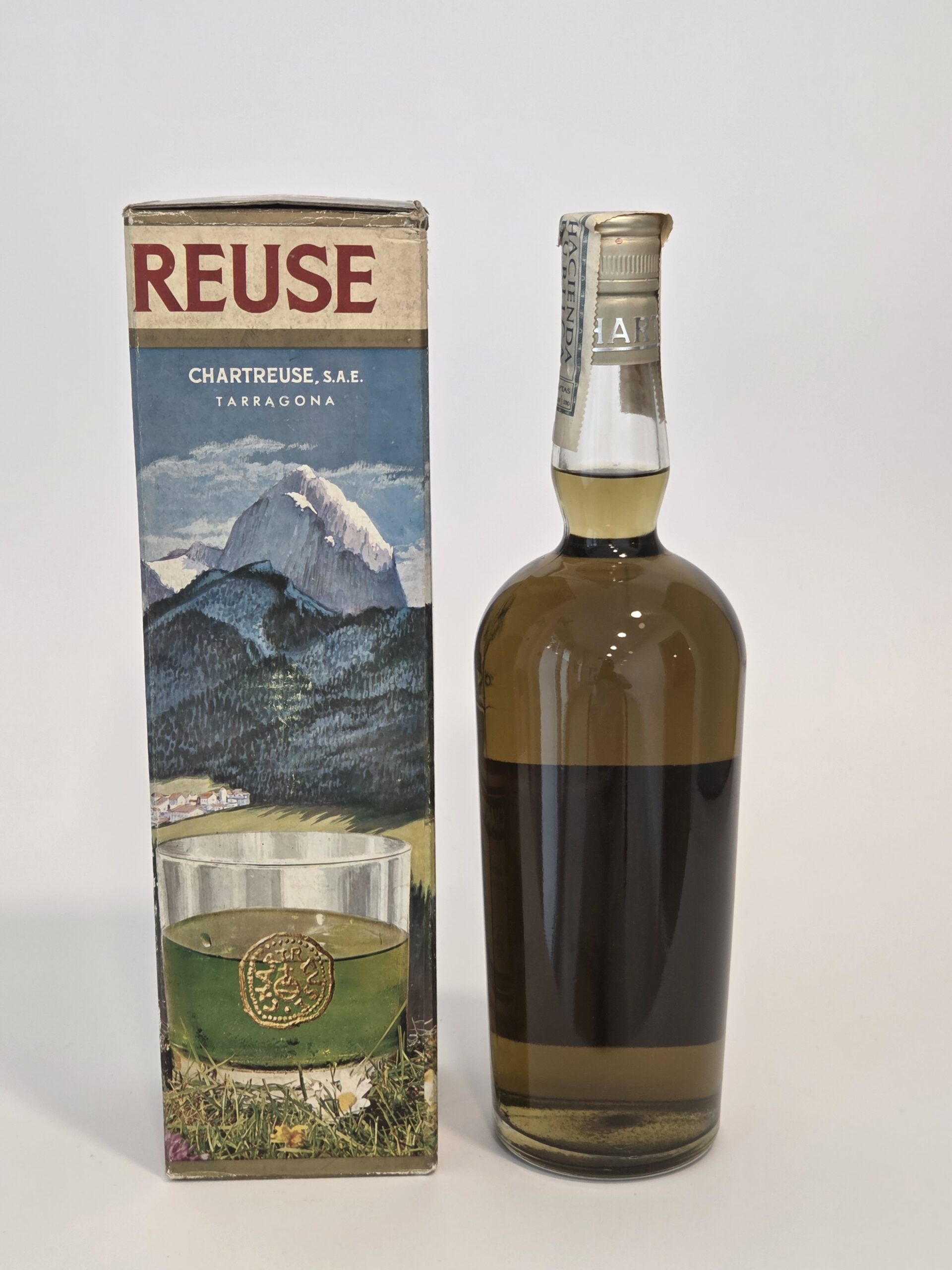 Chartreuse Green Tarragona 1974 - 1977 55% 75cl - Image 2