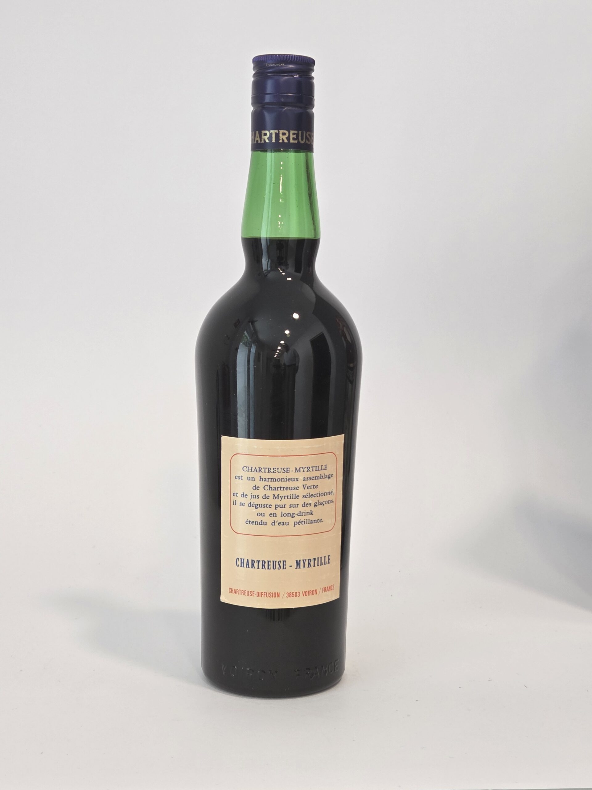 Chartreuse Myrtille Voiron 1975 - 1980 17% 70cl – Image 4