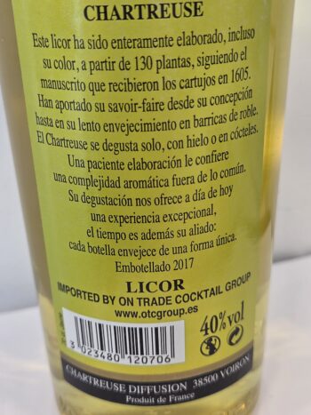 Chartreuse Yellow Voiron 2017 40% 70cl - Image 5