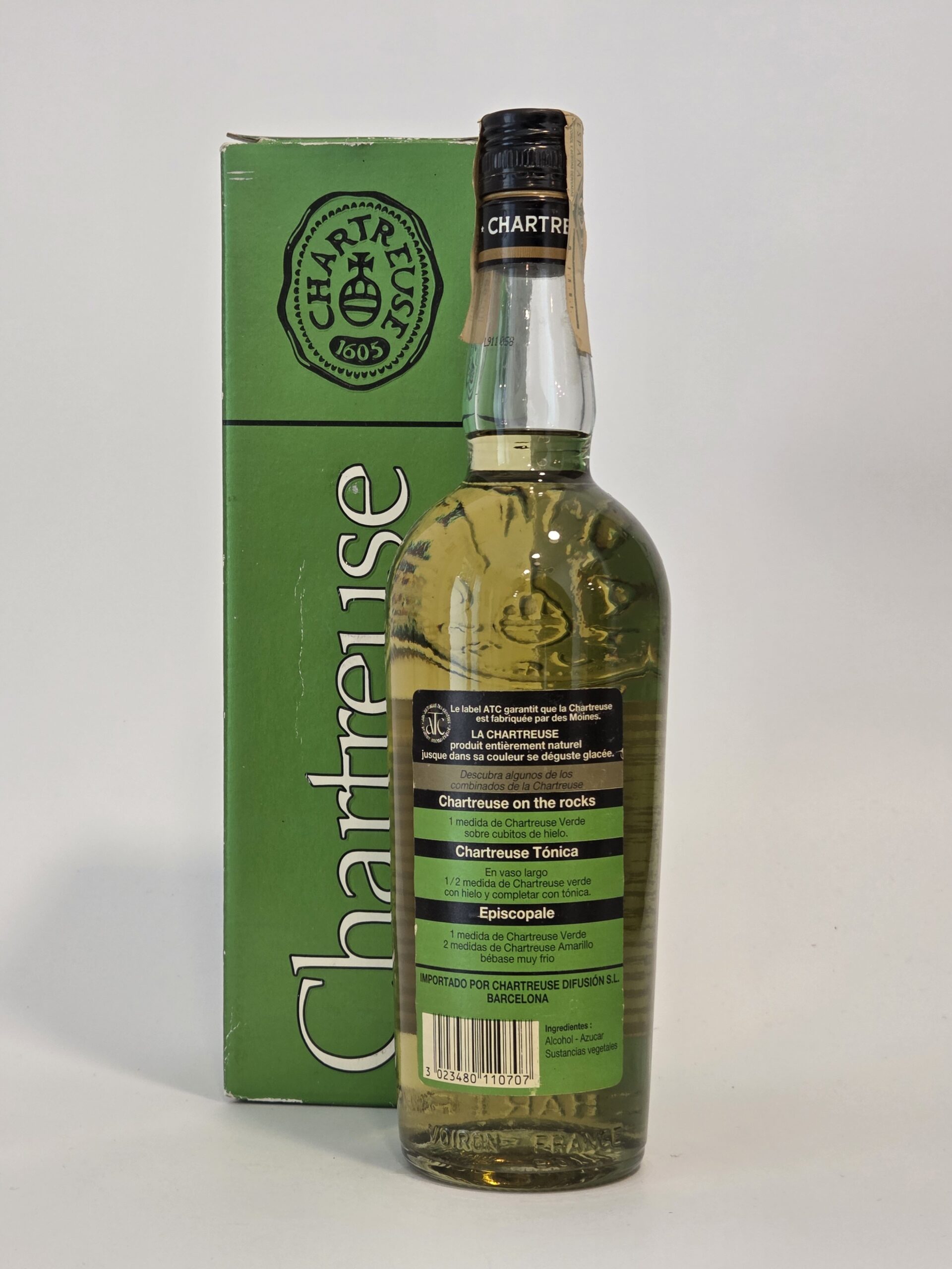 Chartreuse Verte Voiron 1995 55% 70cl – Image 2