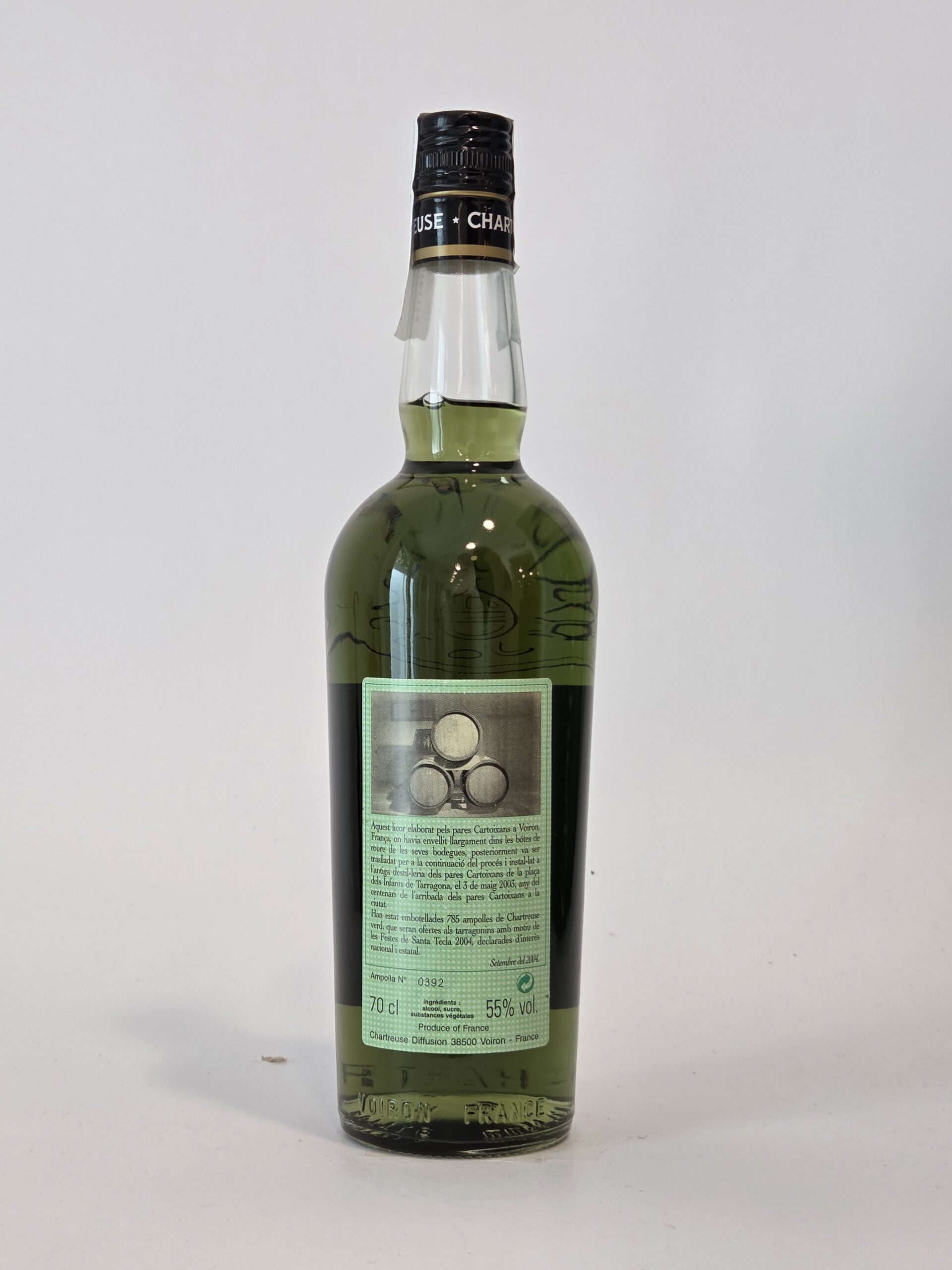 Chartreuse Santa Tecla Green 2004 55% 70cl - Image 4