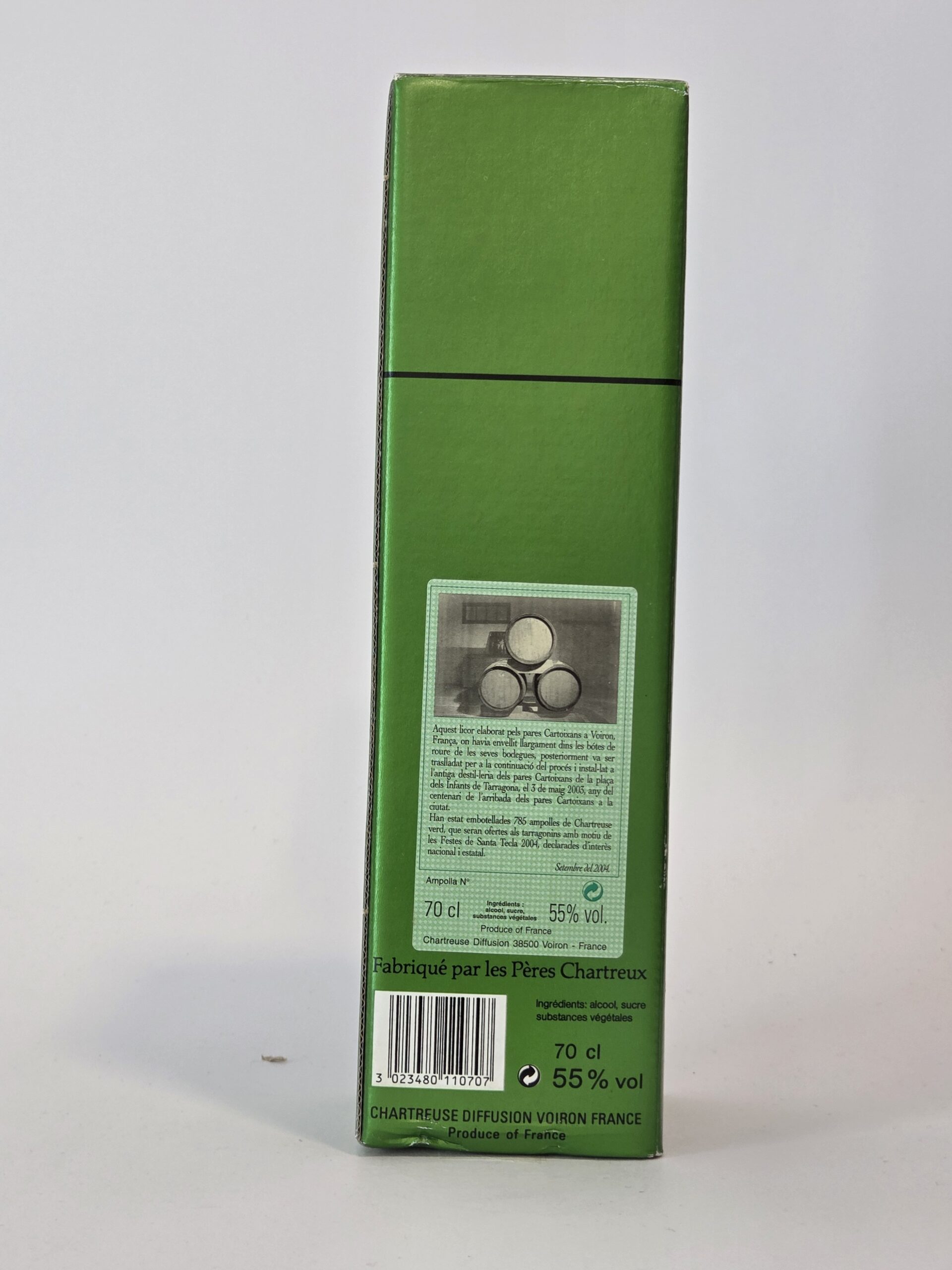 Chartreuse Santa Tecla Green 2004 55% 70cl - Image 2