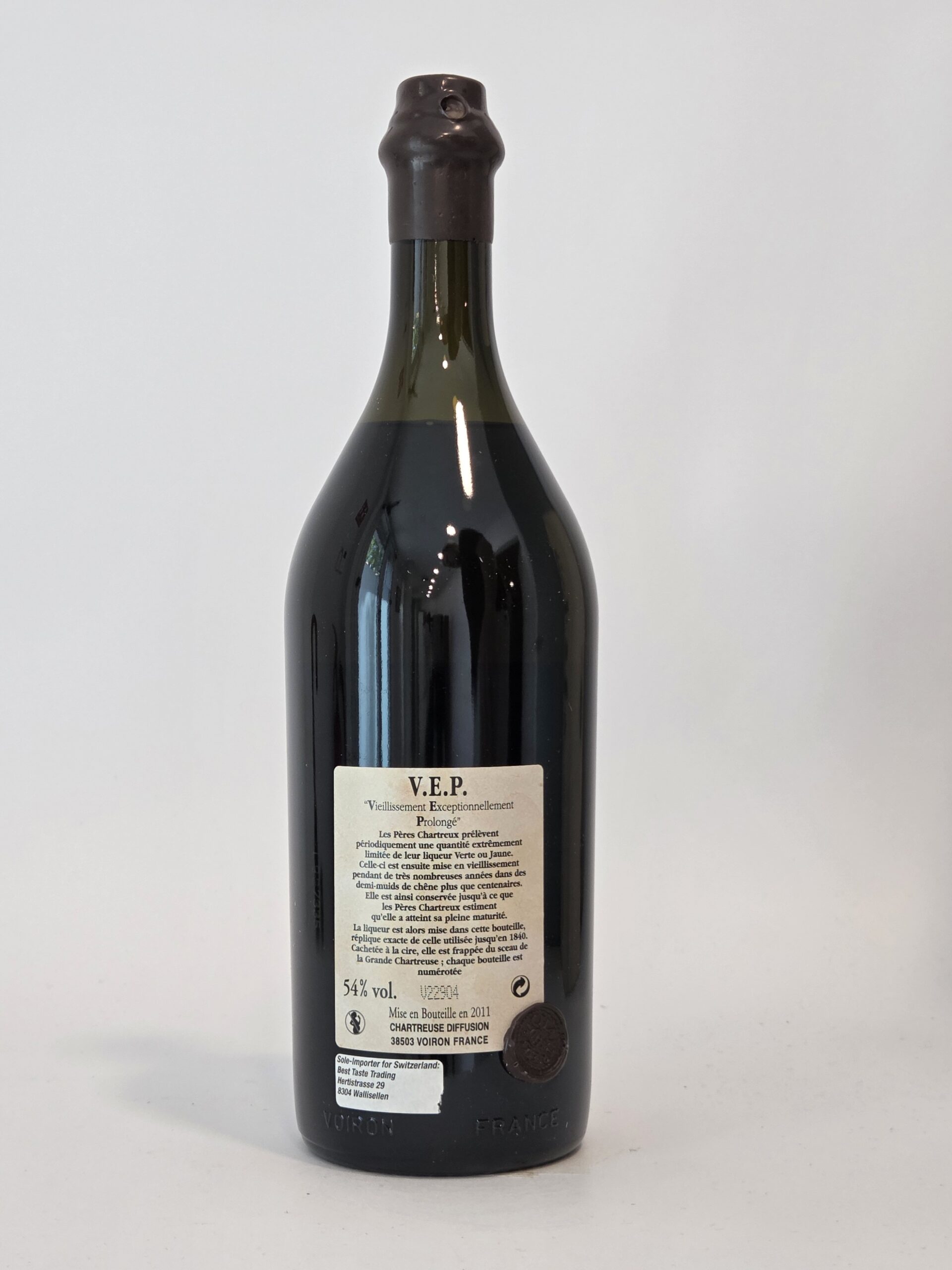 Chartreuse VEP Verte 2011 54% Litre – Image 3