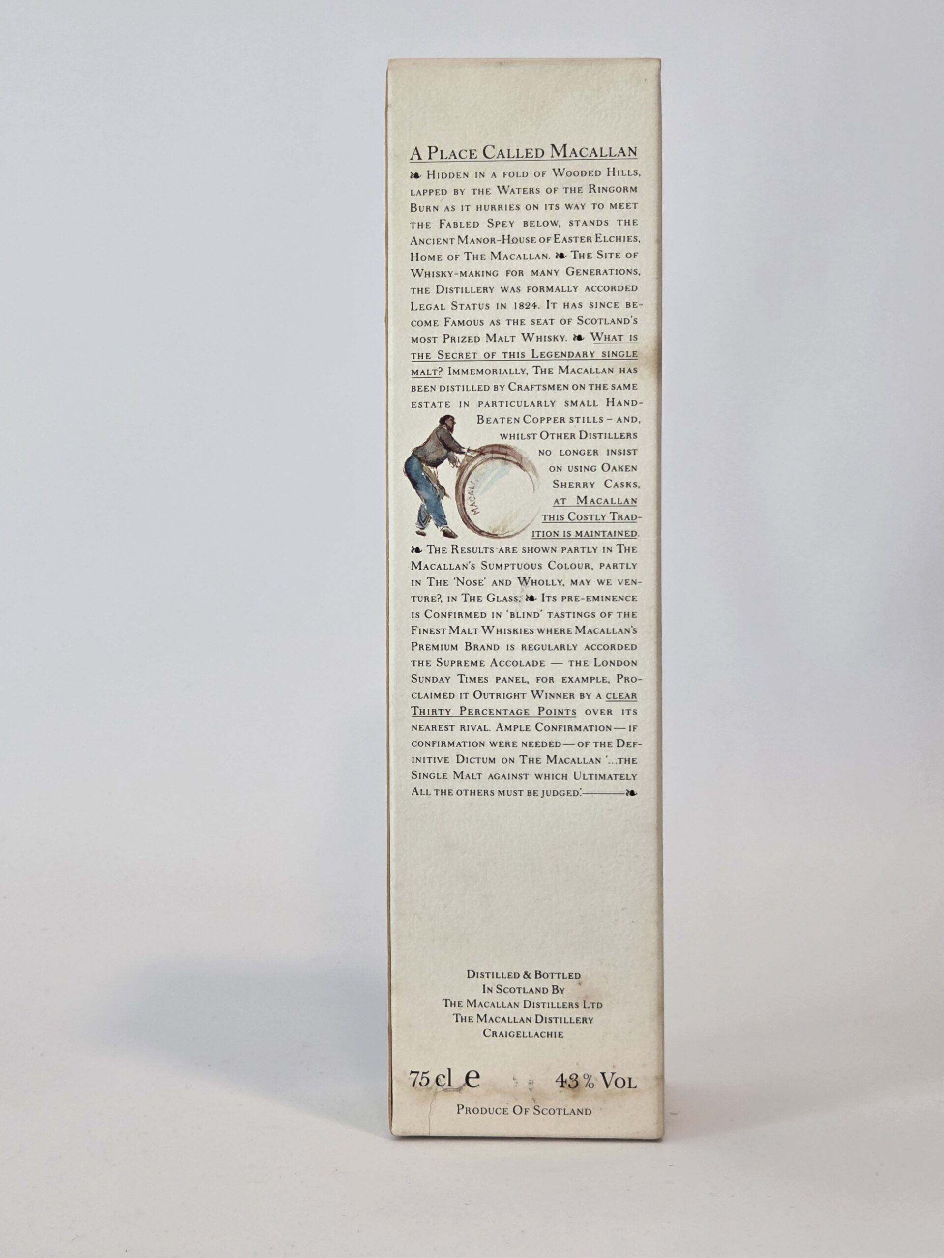 The Macallan 12 Ans d'Âge 43% 75cl – env. 1991–1992 (Marché Belge) – Image 7
