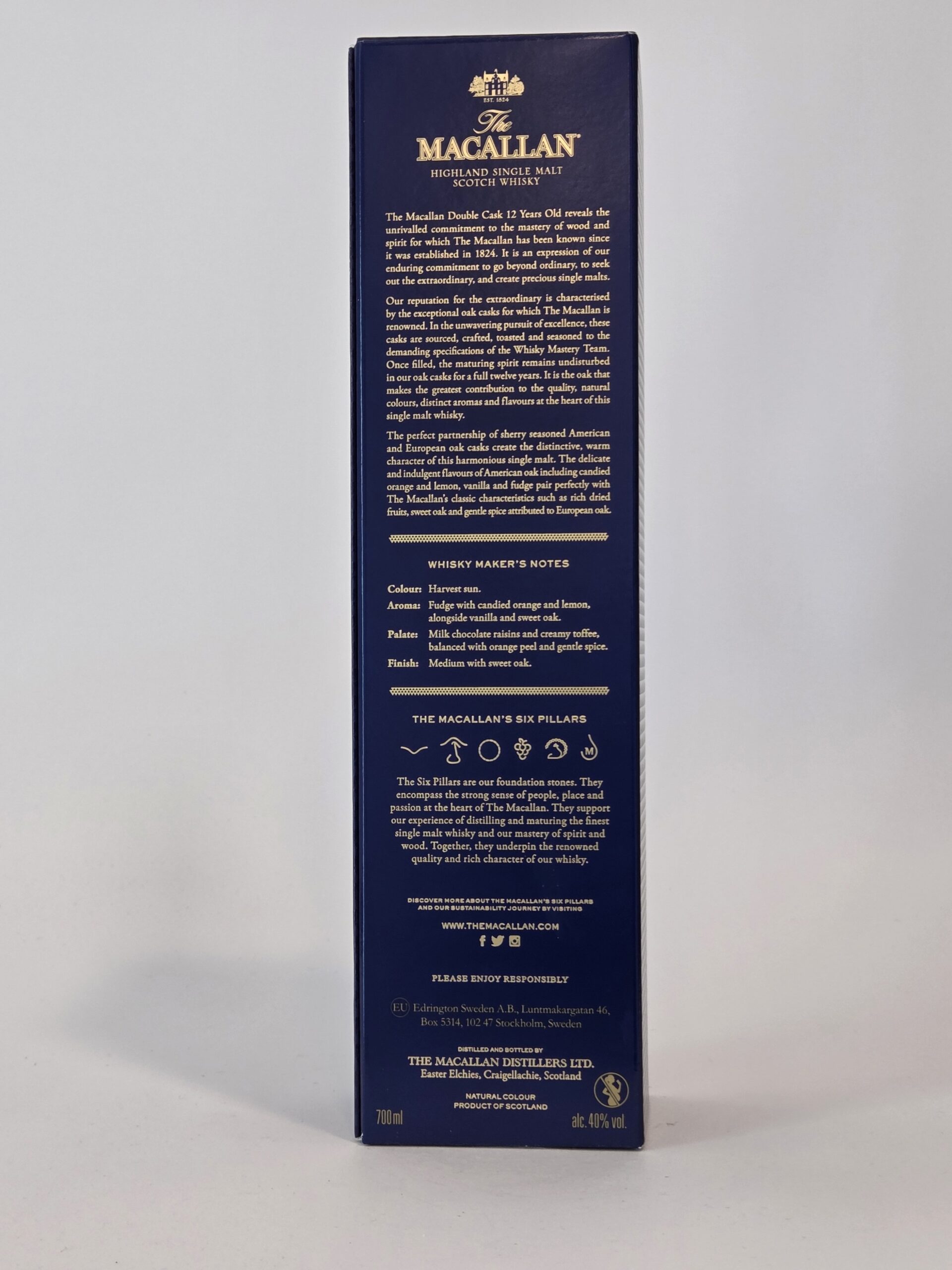 The Macallan 12 Years Old Double Cask 40% 70cl – Pre-2025 Presentation - Image 7
