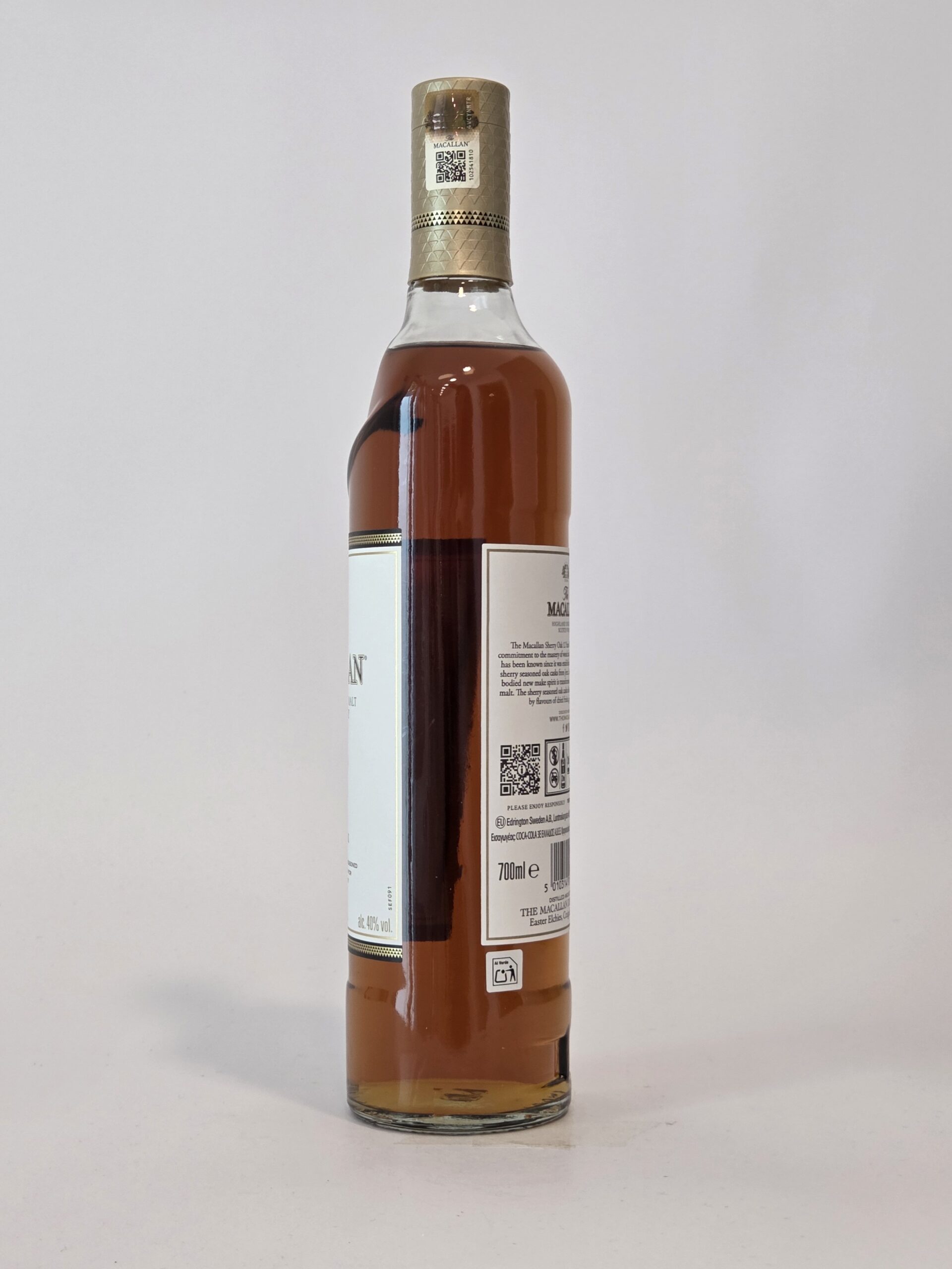 The Macallan 12 Years Old Sherry Oak 43% 70cl – Pre-2025 Presentation - Image 3