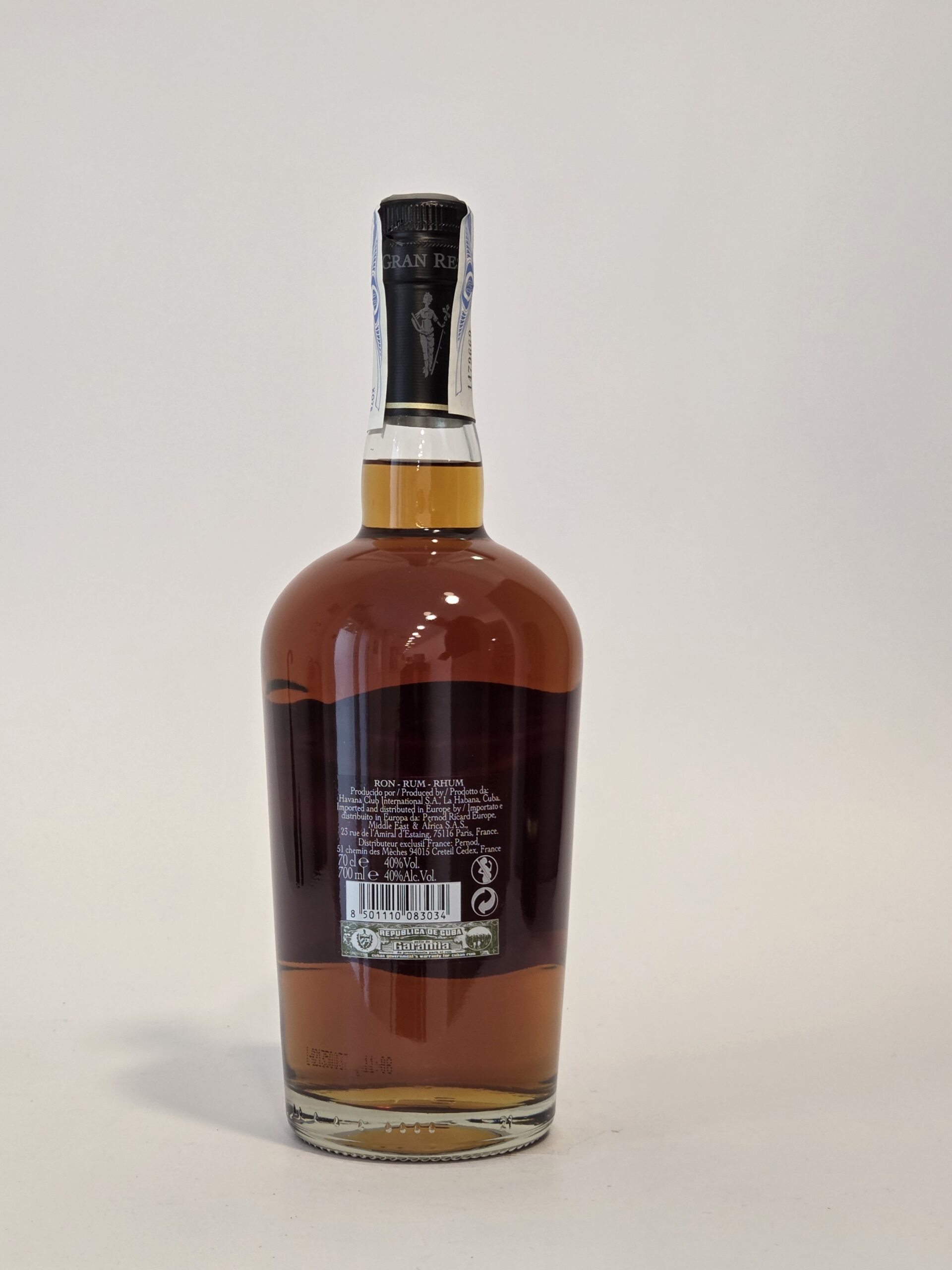 Havana Club Añejo 15 Ans Gran Reserva – 70 cl – 40 % vol. – Image 3