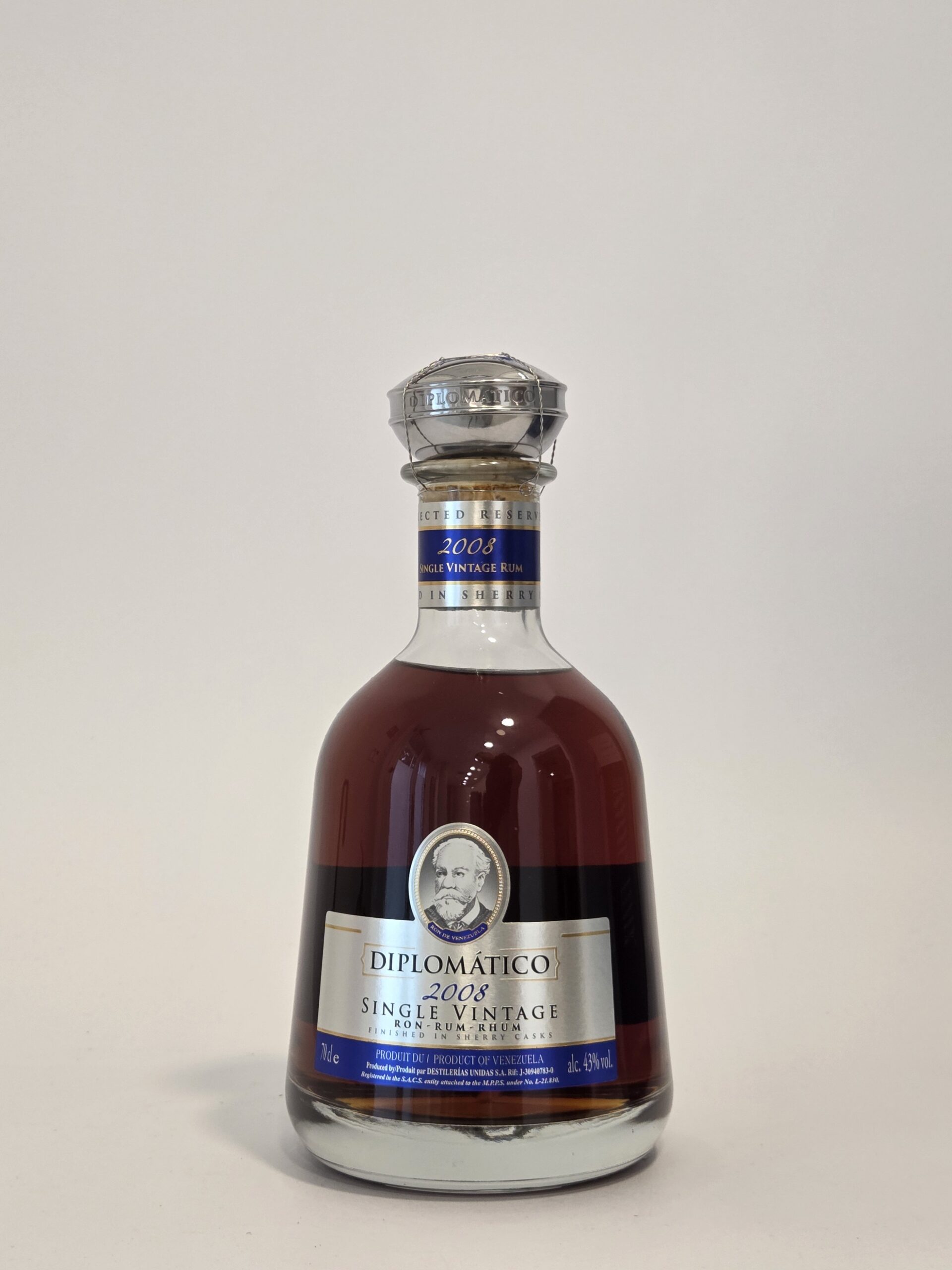 Diplomático Single Vintage 2008 – 70 cl – 43% ABV - Image 2