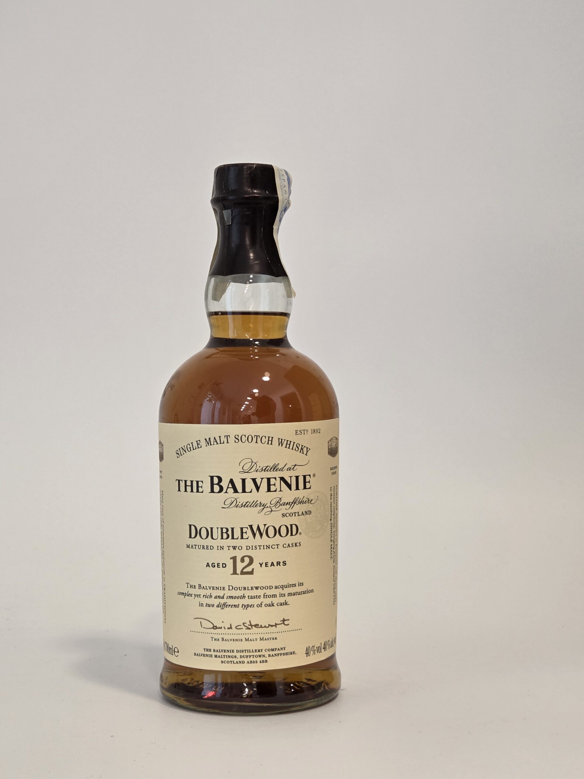 The Balvenie DoubleWood 12 Ans d'Âge – Édition Début des Années 2010 – 70 cl – 40 % vol. – Image 2
