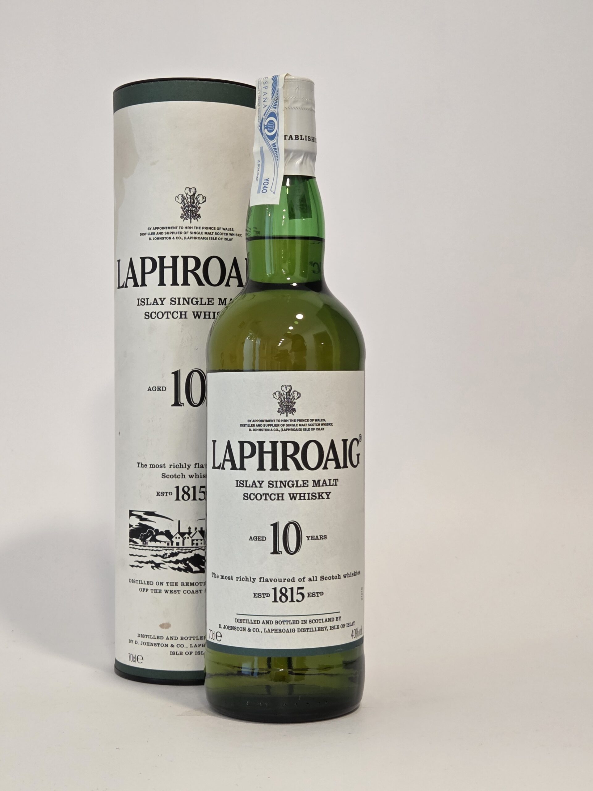 Laphroaig 10 Years Old – Early 2010s Release – 70 cl – 40% ABV