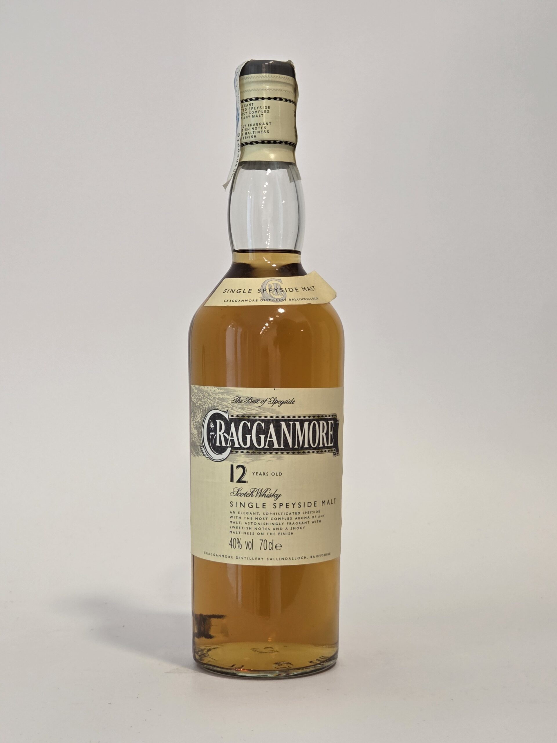 Cragganmore 12 Years Old – Classic Malts – 1990s Release – With Original Box - Image 2