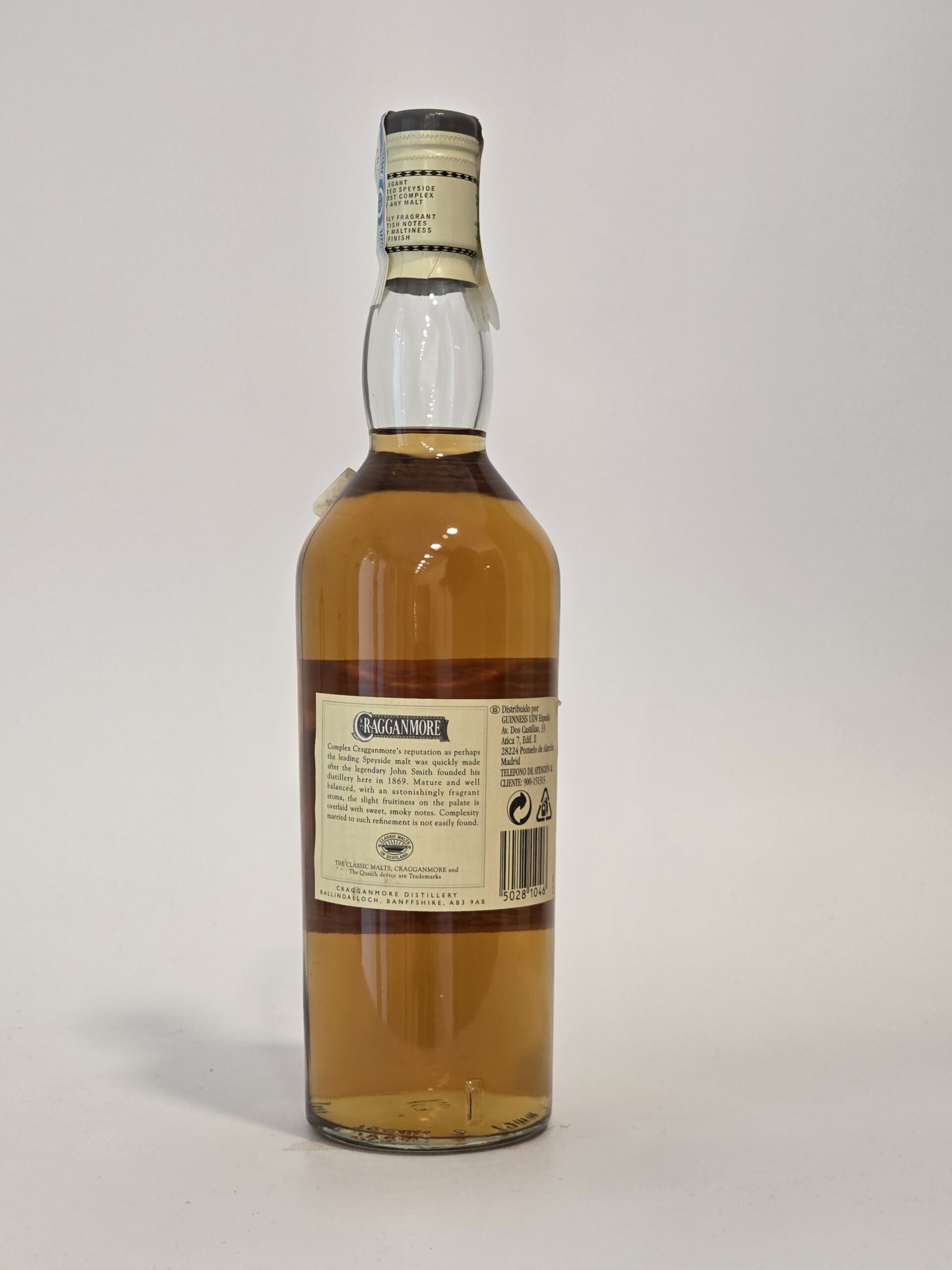Cragganmore 12 Years Old – Classic Malts – 1990s Release – With Original Box - Image 3