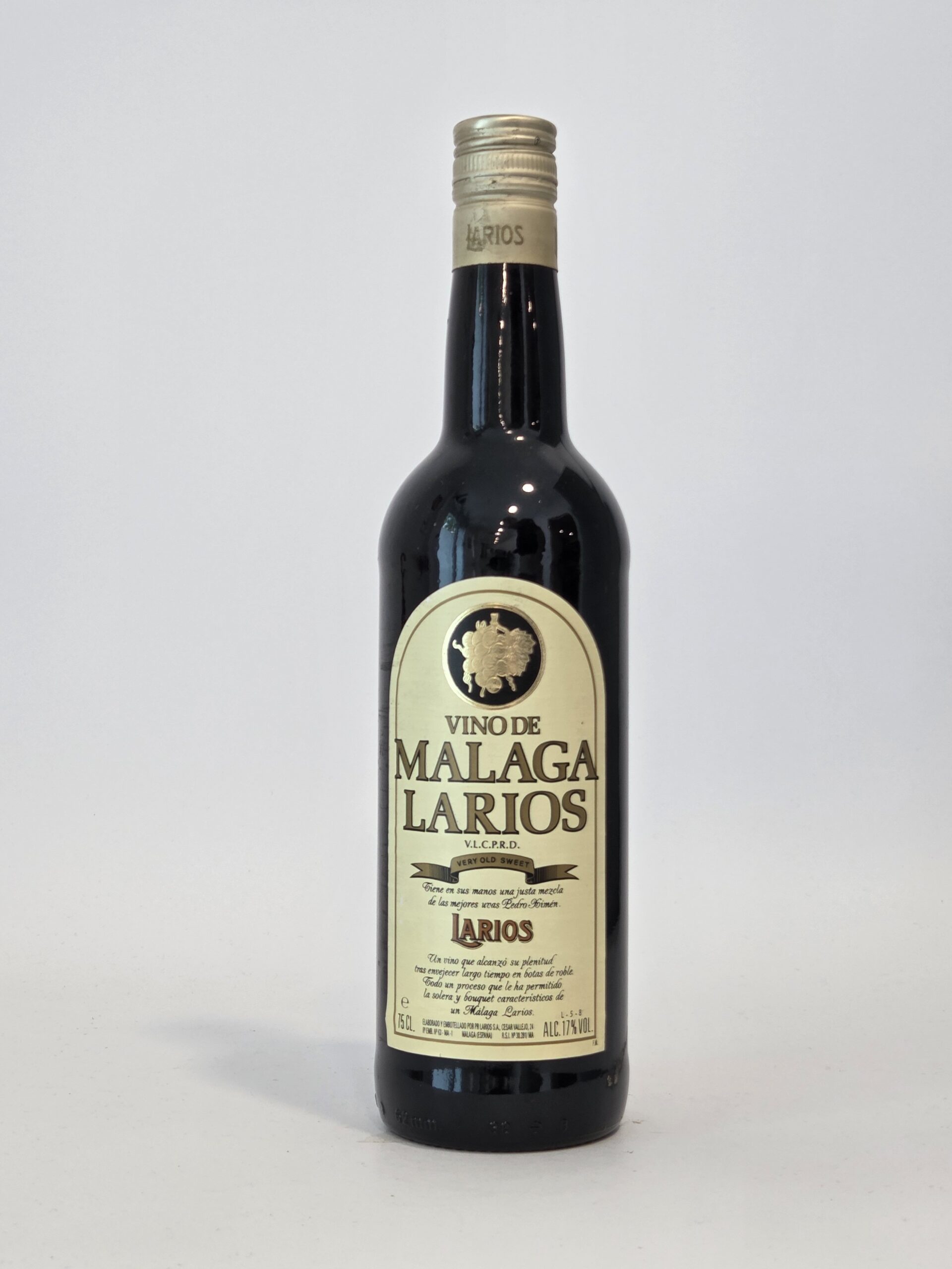 Larios Málaga V.L.C.P.R.D. – Vin Doux Pedro Ximénez Très Ancien – 75cl – 17 %