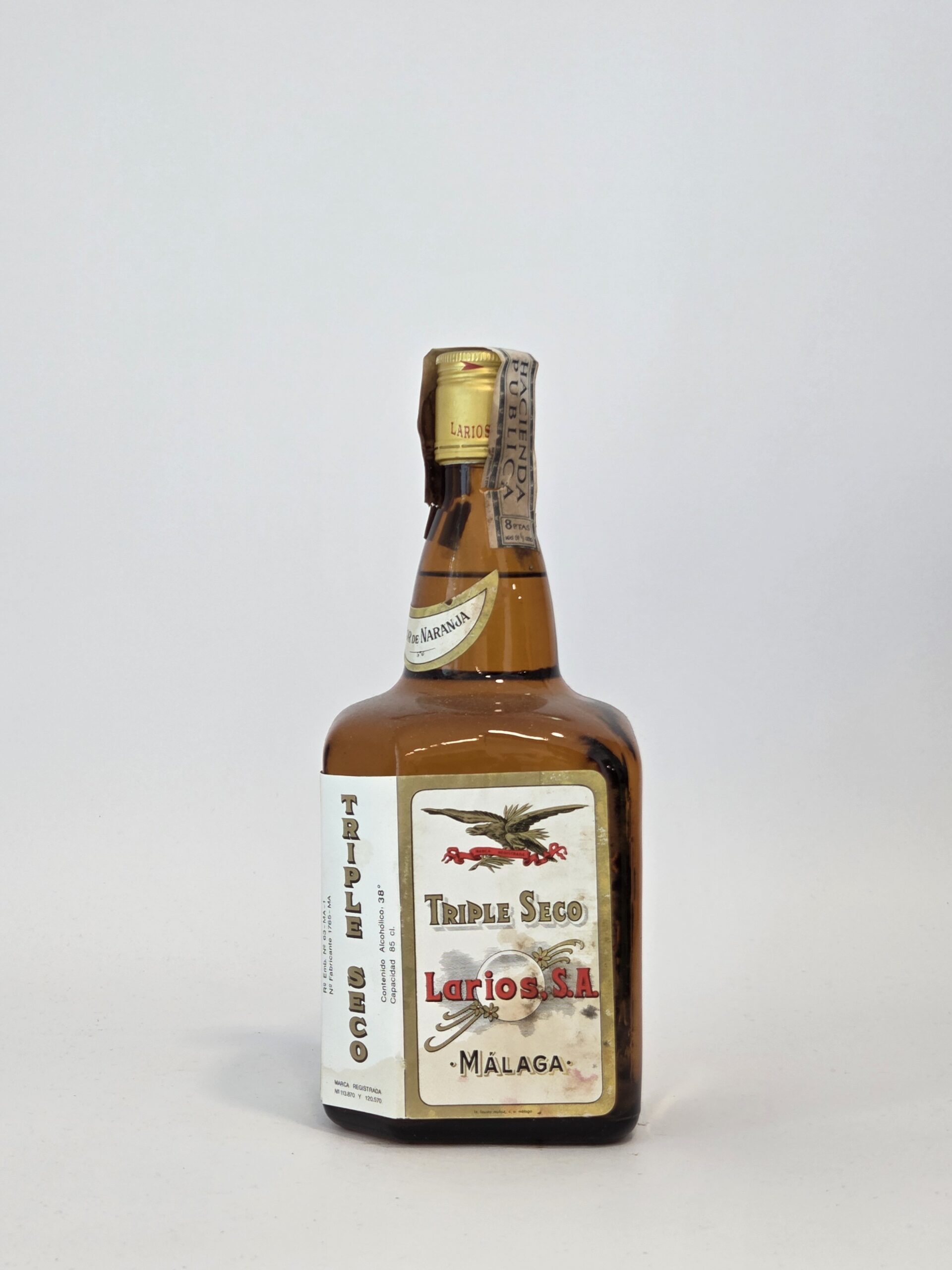 Larios Triple Sec – Málaga – Vintage Spanish Orange Liqueur – 70 cl – Circa 1970s - Image 2