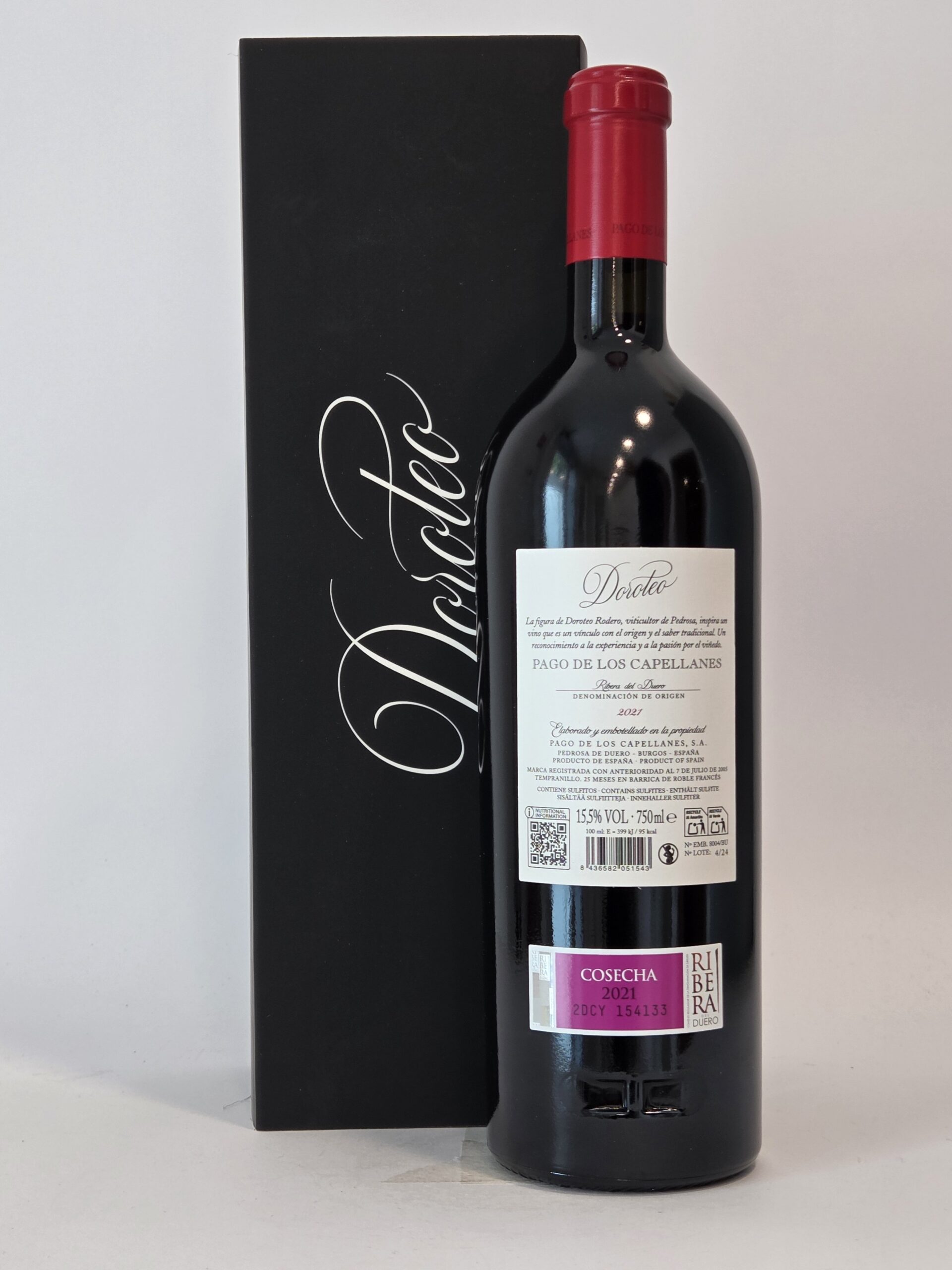 Doroteo 2021 – Pago de los Capellanes – 75 cl / 15.5% Vol – Original Wooden Case - Image 2