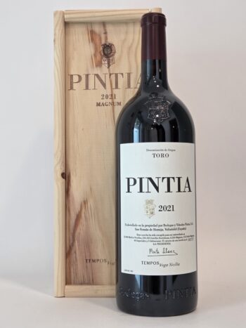 Pintia 2021 Magnum – Vega Sicilia – Toro – 150 cl / 15% Vol – Original Wooden Case